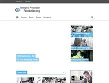 Tablet Screenshot of hemingwaypreservationfoundation.org